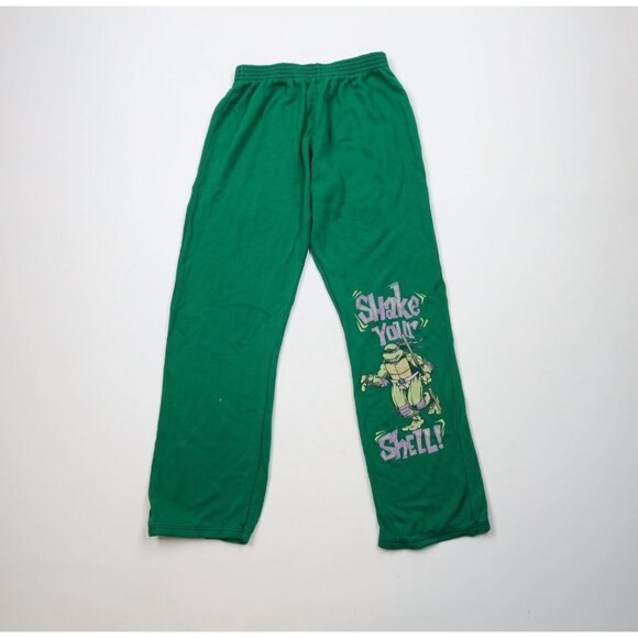Vintage 90s Mens Small Thrashed Teenage Mutant Ninja Turtles Sweatpants AS IS - Picture 1 of 15